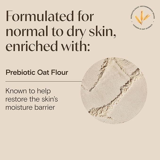 Aveeno Daily Moisturizing Face Lotion with Soothing Prebiotic Oat, Gentle Lotion Nourishes Normal to Dry Skin With Moisture, Sensitive Skin, Fragrance-Free, 12 fl. oz