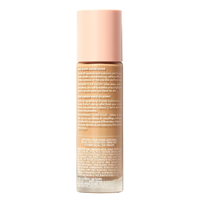 e.l.f. Halo Glow Liquid Filter, Complexion Booster For 5 Medium/Tan