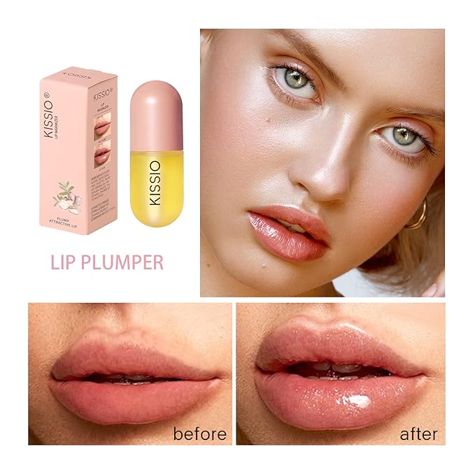KISSIO Lip Plumper,Natural Lip Plumper 5.5ml