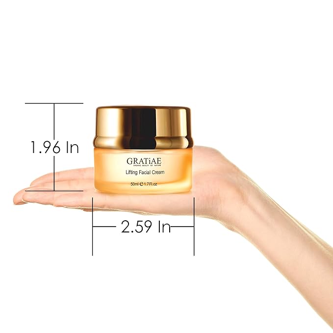 Gratiae Organics Lifting Moisture Cream with Volcanic Stone, 1.7-Ounce