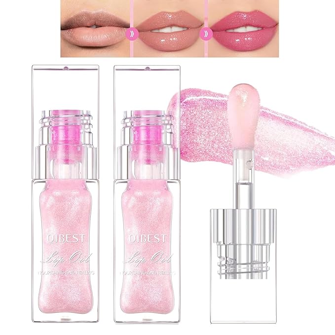 Color Changing Lip Glow Oil Set - 2PCS Changing