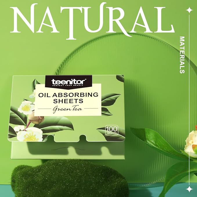 Teenitor Oil Blotting Sheets for Face, 100 Sheets Oil Blotters