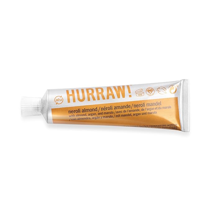 Hurraw! Balmtoo Squeezable Balm, Neroli Almond: