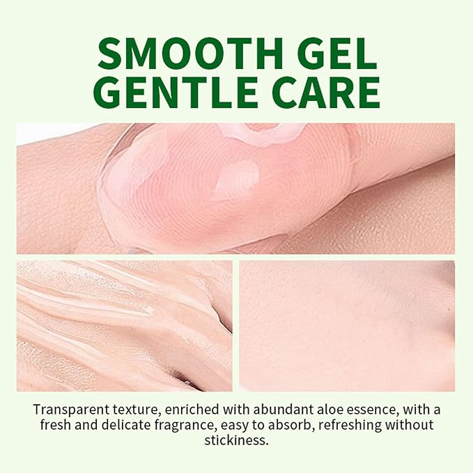 Aloe Vera Gel for Face, Travel Size Aloe Vera Gel, Deep Moisturizing & Repairing Skin, Fast Absorbing, Organic Aloe Vera Soothing Gel for Cooling, Calming and Soothing after Sun Care 1.41 Oz