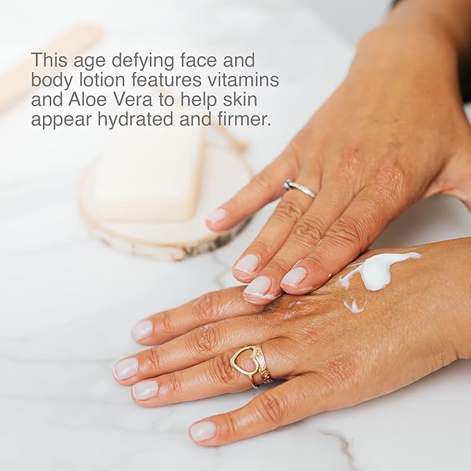Pharmagel Firma Derm Anti‑Aging Lotion – Daily Vitamin A+C+E Moisturizer for Firmer, Younger-Looking Skin – Botanical Firming & Hydrating Body & Face Cream – 8.5 fl oz