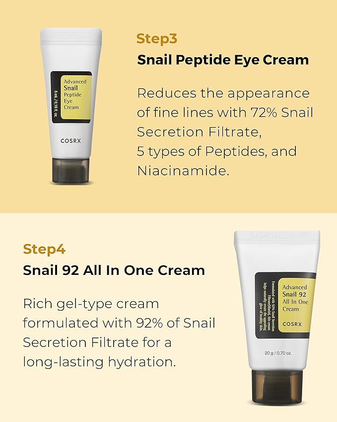 COSRX All About Snail Korean Skincare Rejuvenating