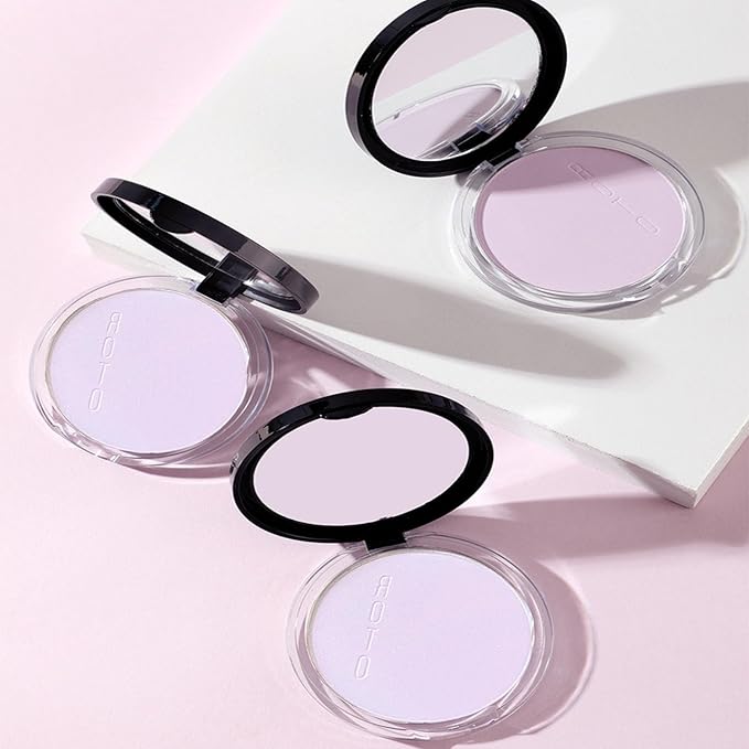 Lavender Matte Powder, Lavender Matte Oil Control Face Soft Makeup(1PCS)