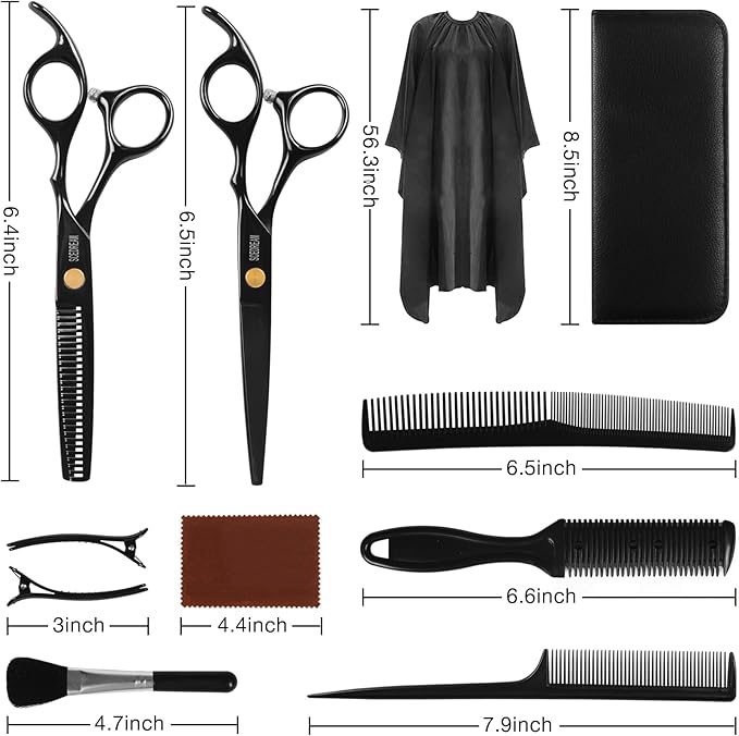 11 PCS Hair Cutting Scissors