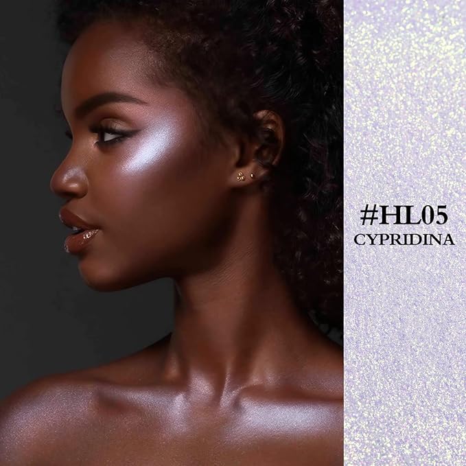 FOCALLURE Starfall Glowing Liquid Highlighter, Shimmering Body Oil,