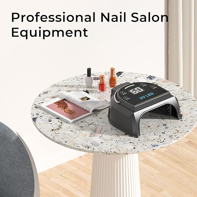 80w professional cordless uv led