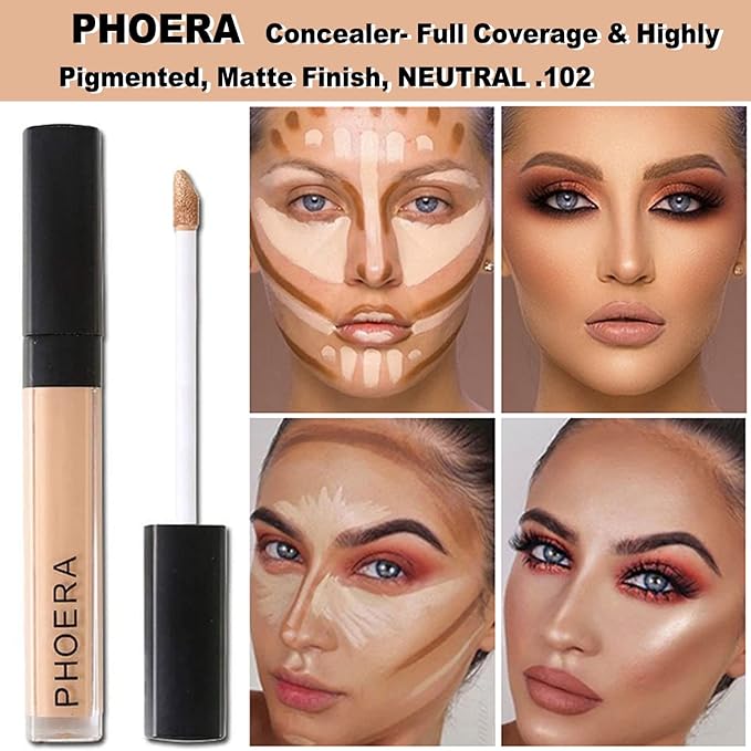 PHOERA Foundation,Full Coverage Foundation,PHOERA Primer,PHOERA Powder,PHOERA Concealer PHOERA #105 Sand)