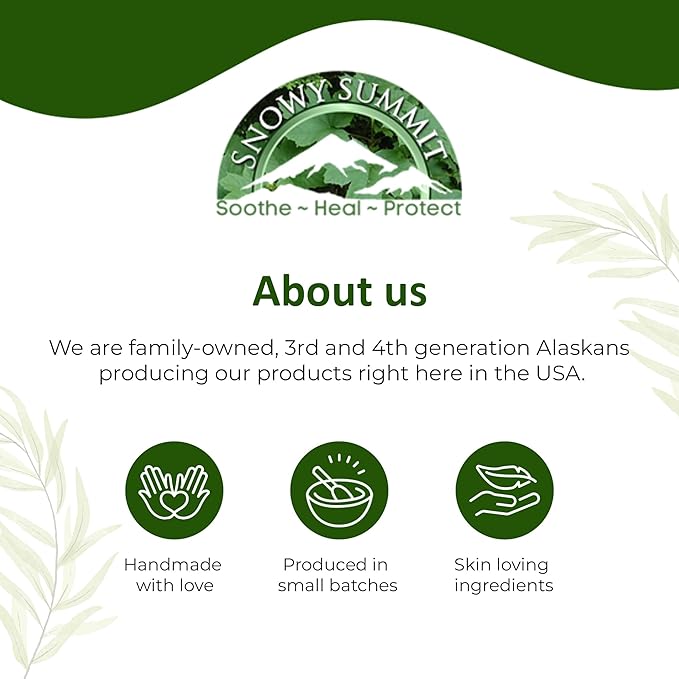 Handmade Alaska Devil's Club Salve - Skin Ointment with Light Scent, Premium Herbal Formula - USA Made, Tradition Inspired Muscle Rub - 2 oz. Jar