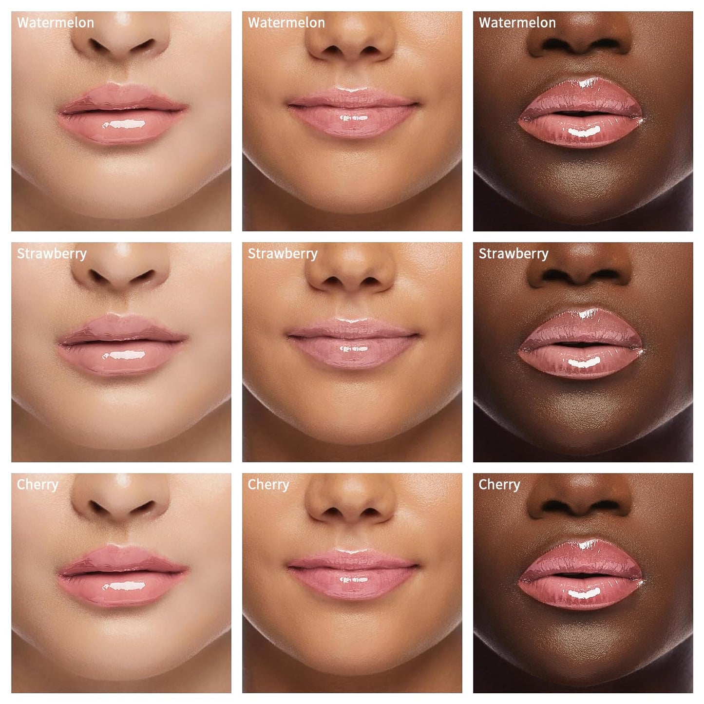 3 PCS Bee Lip Balm Honey Pot, Watermelon & Cherry & Strawberry Lip Mask Overnight Propolis Moisturizing Lip Balm Hydrating Prevention Dry and Crack Lip Scrubs Exfoliator Lip Wrinkle Care (Set C)