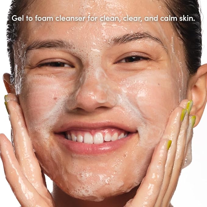 Evereden Steer Clear Balancing Jelly Cleanser: Clean & Vegan Teen Skin Care for Oily & Pimple-Prone Skin - Pre Teen Face Wash - Gently Cleanses Pores Without Drying