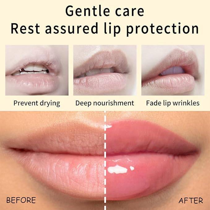 Hydrating Jelly Balm,Tinted Moisturizing Lip Balm