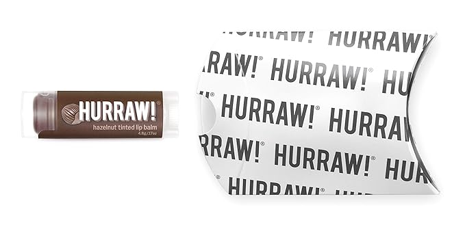 Hurraw! Hazelnut Tinted Lip Balm: (Sheer