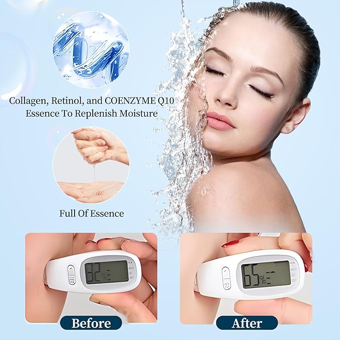Moisturizing Face Mask Hydrating Face Mask Skin Care Facial Masks Sheets Hyaluronic Acid Sheet Pack With Vitamin B5 Sheet Masks for Women Face Masks Beauty Sheet Masks Hydration 10 Packs