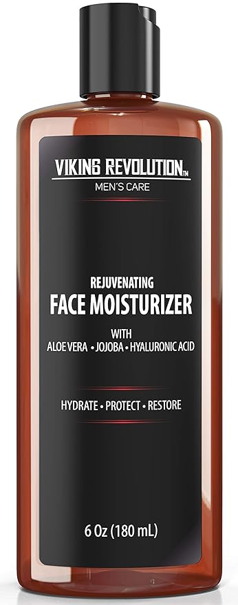 Viking Revolution - Natural Moisturizer Cream for Skincare, Anti Wrinkle & Anti Aging Facial Cream/Lotion, Mens Face Care