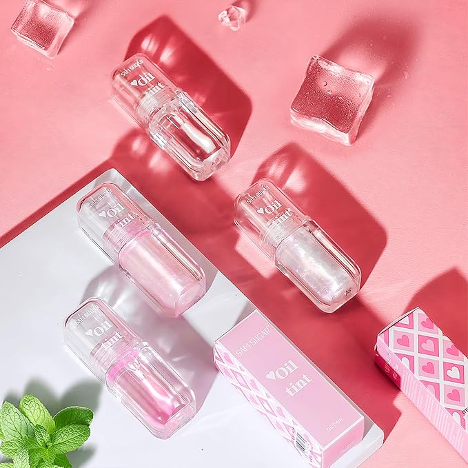 Magic Color Changing Moisturizing Lip Glow Oil,Plumping Glitter Magic