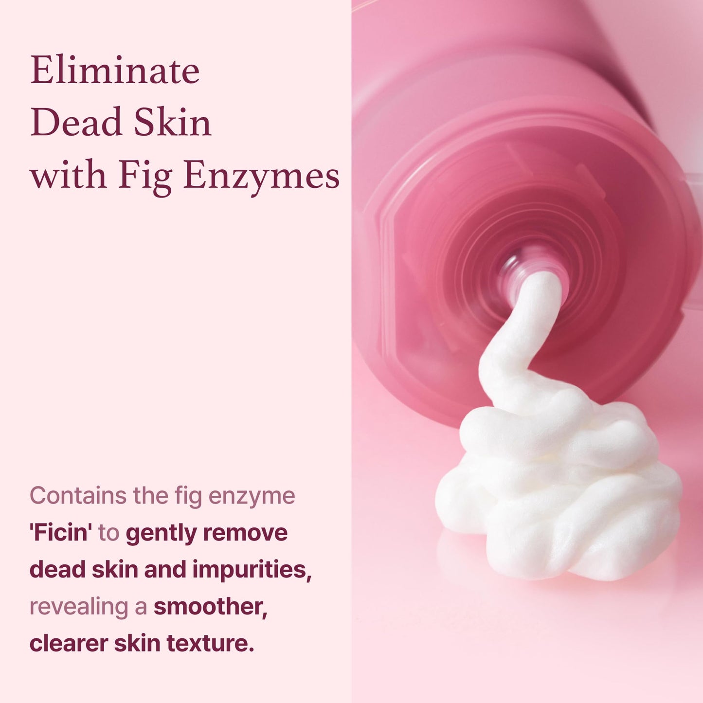 I’m from Fig Foam Cleanser, Korean Daily Gentle Face Wash for Oily, Sensitive Skin, Sebum Control, Mild Alkaline, Creamy Bubble, Lather, Exfoliating, Vegan, Hydrating, Pore Cleansing 5.07 fl oz