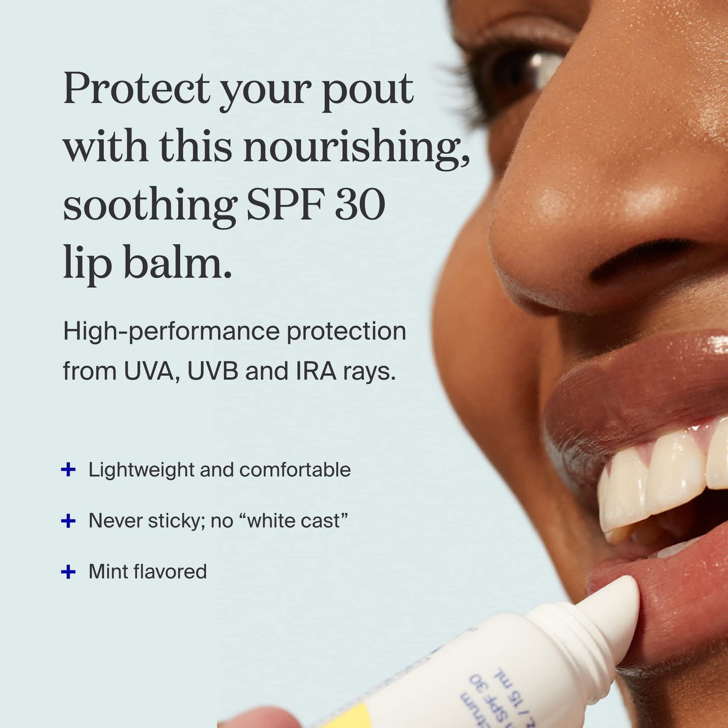 Supergoop! PLAY Lip Balm SPF 30 with Mint, 0.5 fl oz - Broad Spectrum SPF Lip Balm with Hydrating Honey, Shea Butter & Sunflower Seed Oil - Great for Active Days