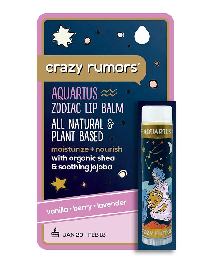 Crazy Rumors Lip balm Aquarius Zodiac