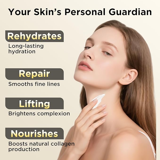 Firming Neck Cream for tightening and firming,Retinol,Collagen & Hyaluronic Acid Cream-Anti-Aging Face Moisturizer for Face,Wrinkle Smoother for Women & Men, 1.76 Fl Oz