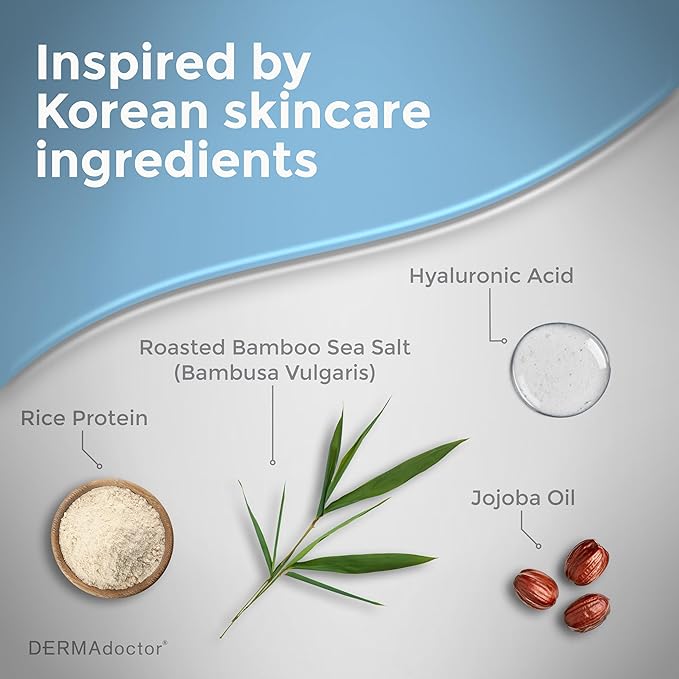 DERMAdoctor Hydrating Cleansing Oil and Makeup Remover; Dermatologist Formulated Gentle Fragrance Free Face Cleanser with Jojoba Oil and Hibiscus Extract - 6.67 fl. oz.