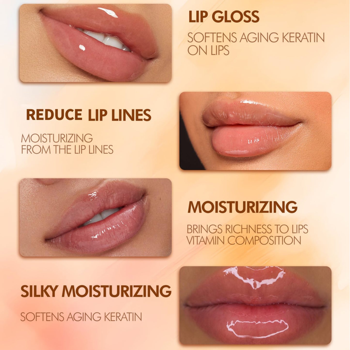 5PCS Bee Lip Balm Honey Pot - Lip Sleeping Mask - Moisturizing Lip Gloss for Women - Lip Mask Overnight Gift Set - Tinted Lip Balm - lip balm Hydrating - Honey,Cherry,Strawberry,Apple Lime,Watermelon