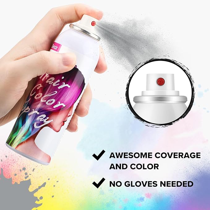 Gray Hair Spray Color ONE-TIME