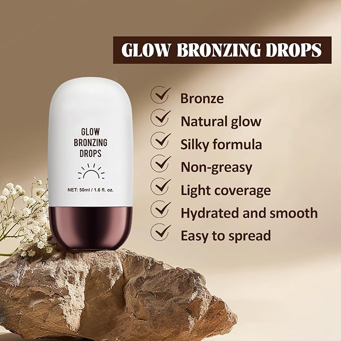 Instant Bronzing Drops, Face and Body Bronzer, Cream - 04