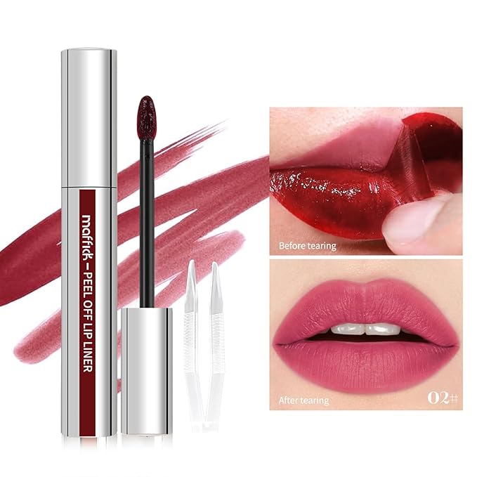 3PCS Lip Liner，Peel Off Lip Liner Tattoo, Peel Lip