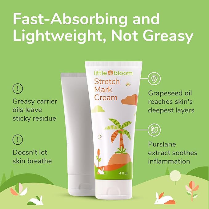 Stretch Mark Cream for Pregnancy w/