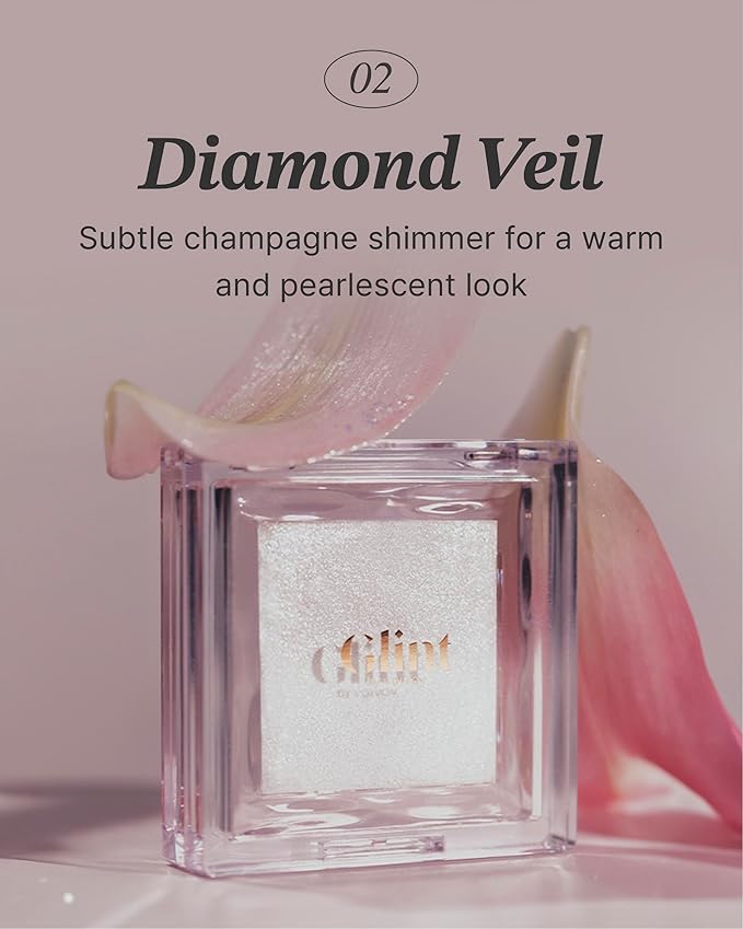 Glint Dewy Highlighter (Diamond Veil, 0.08oz) - Luminous 0.08oz