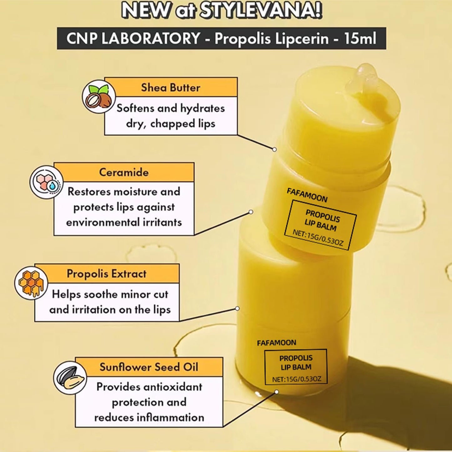 2 PCS Honey Lip Butter, Moisturizing Lip Care,Hydrating Overnight Lip Balm & Mask,Long-lasting Moisture Hygienic, Korean Skin Care