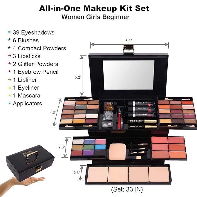58 colors Professional All In One Makeup Full