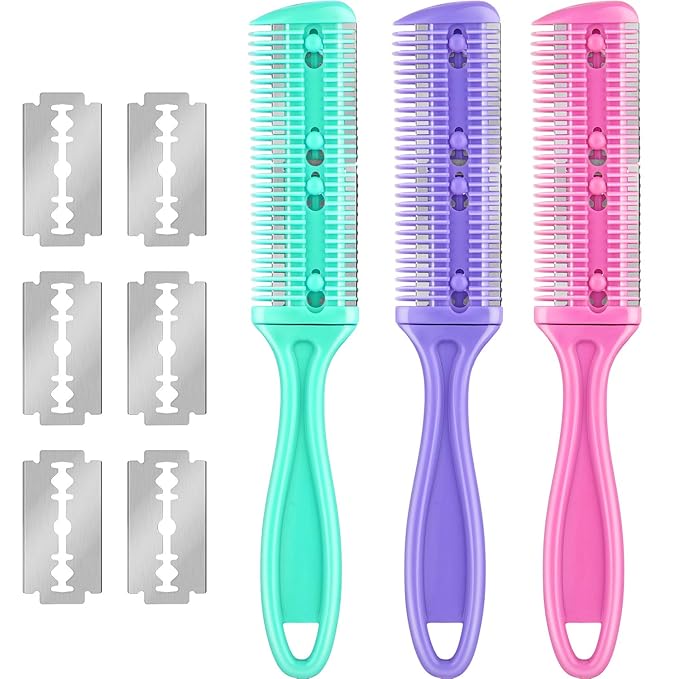 3 Pieces Hair Cutting Comb