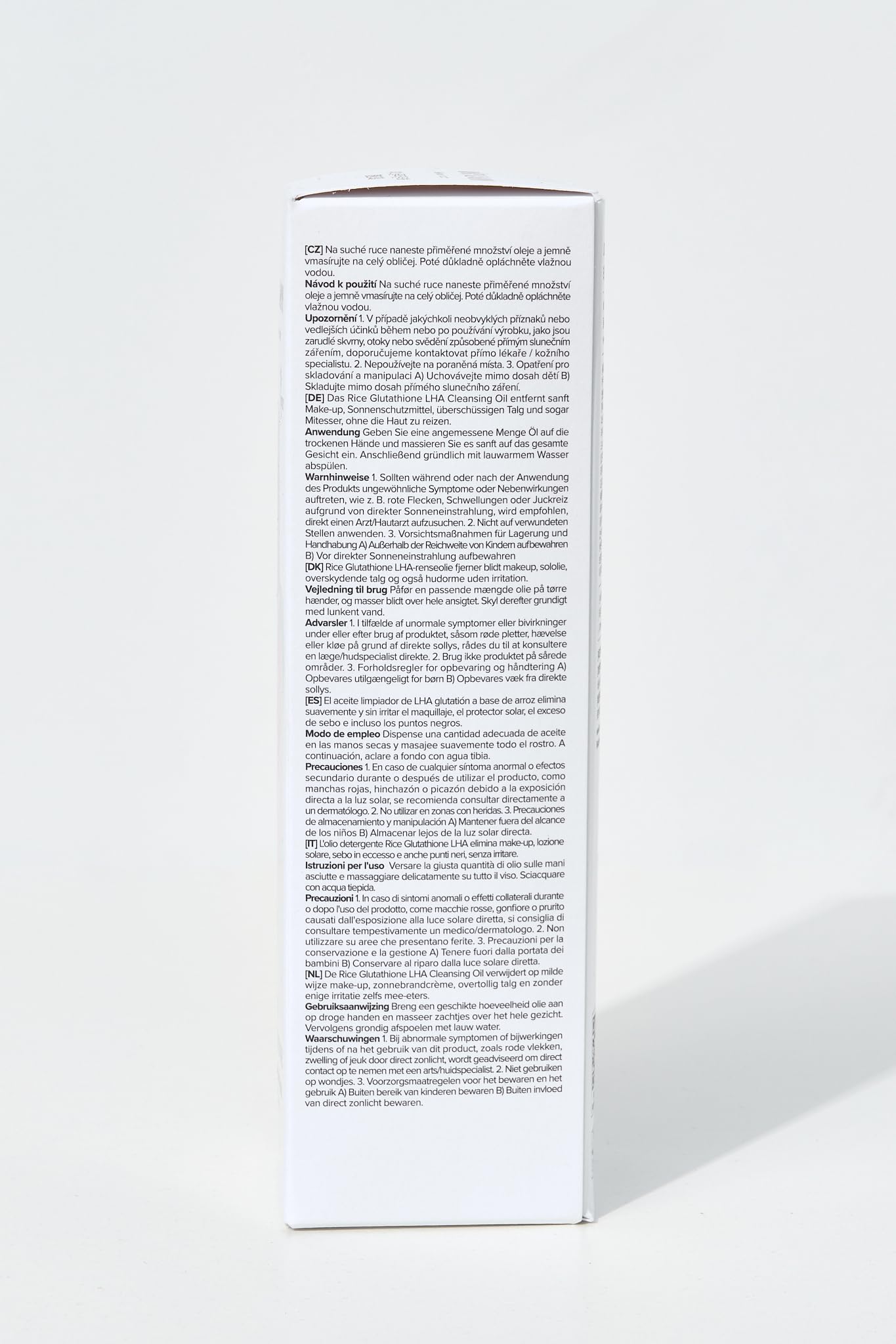 Mary&May Rice + Glutathione LHA Cleansing Oil | Daily Makeup Remover | Removes Impurities, Sebum & Clogged Pores | Double Cleanse | Gentle Exfoliation for Sensitive Skin | Korean Skincare | 6.76 fl oz