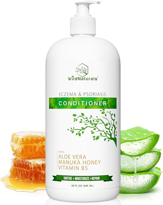 Eczema and Psoriasis Deep Conditioning Treatment - Anti-Dandruff Conditioner for Damaged, Dry Hair and Scalp - Seborrheic Dermatitis Relief