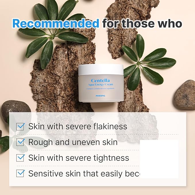 Centella Aqua Energy Cream 1.69oz (50g) | Centella Extract, Sensitive Skin, Deep Hydration Cream