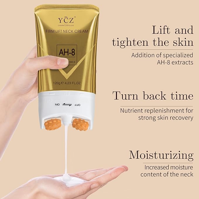 Ycz AH-8 Firming Neck Cream for Crepey Skin Body Care Comfort, Contains Hexapeptide, Moisturizing, Tightening Lotions Cosmetic Skin Care Skin Repair