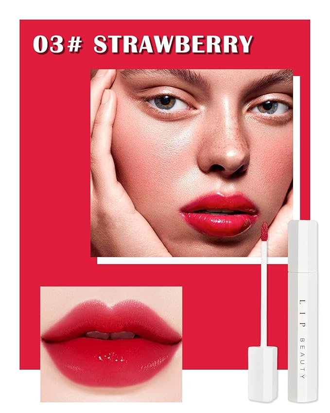 Moisturizing Lip Tint Stain, Velvet Water Lip Tint Moisturizing
