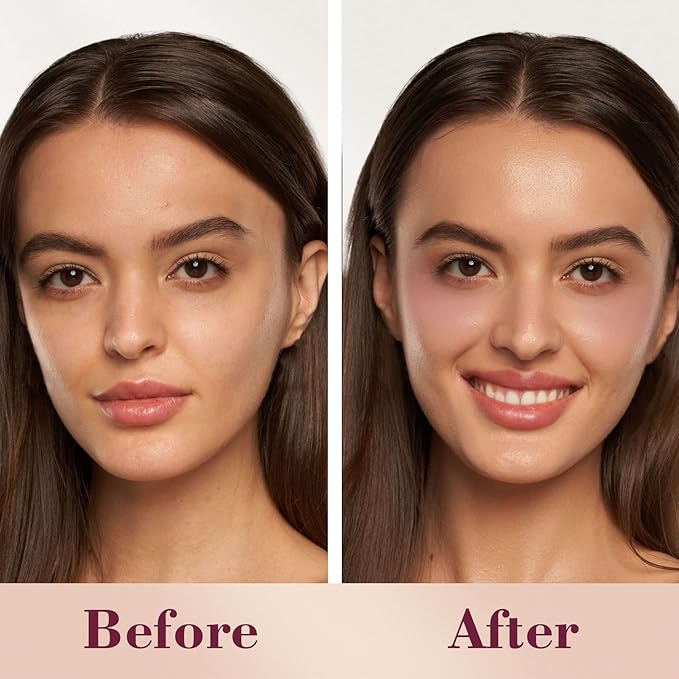 Cilrofelr Dewy Liquid Blush, Soft Cream Liquid Blush Rosy Mauve)