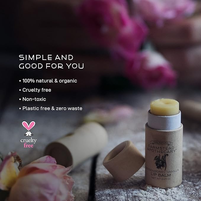 Farmstead Apothecary 100% Natural Lip Balm 0.2oz