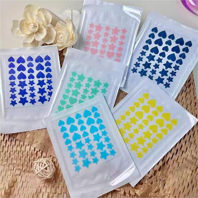 Pimple Patches Pimple Patches Midnight Magic，Salicylic Acid & Tea essential oil - Pimple Patches for Face, Hydrocolloid Acne Patch, Cute Face Stickers, Zit Patch（216pc）