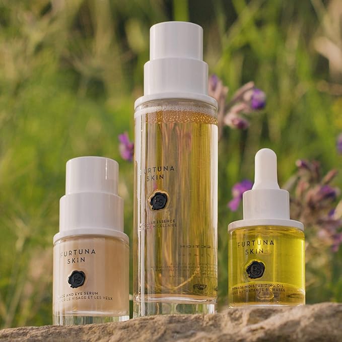 Furtuna Skin Micellar Cleansing Essence Water - Dual-Use Cleanser & Toner, Nutrient-Rich, pH Balanced, Organic Botanicals, Dermatologist Approved