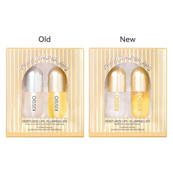 KISSIO Lip Plumper,2 PCS Natural Lip