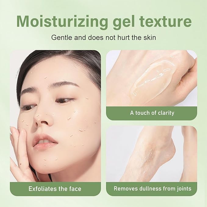 Purifying Exfoliating Gel with Face Washing Brush, Exfoliating Face Wash, Deep Cleansing Peeling Gel for the Whole Body, Facial Scrub Exfoliator, Oil & Dirt Cleanser for All Skin Types (1PCS)