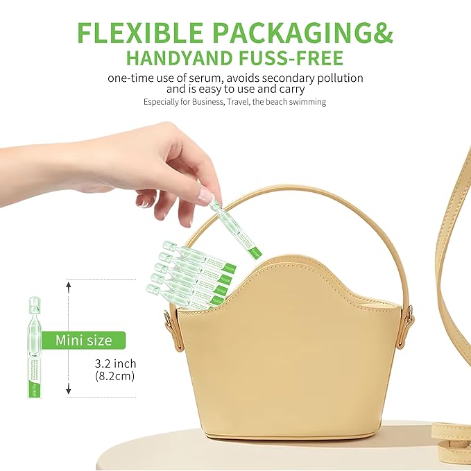 Gentle Botanical Acne Treatment for Face – Acid-Free Spot Facial Serum with Niacinamide & Witch Hazel, Soothes Redness & Controls Breakouts for Sensitive, Oily & Acne-Prone Skin – 1.2 ml × 30 Ampoules