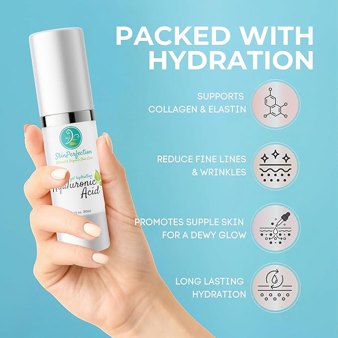100% Pure Hyaluronic Acid Serum Moisturizing!